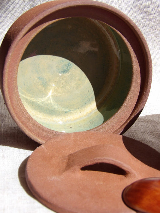 Boîte à Épices & sa Cuillère en Bois "Épice Marine"